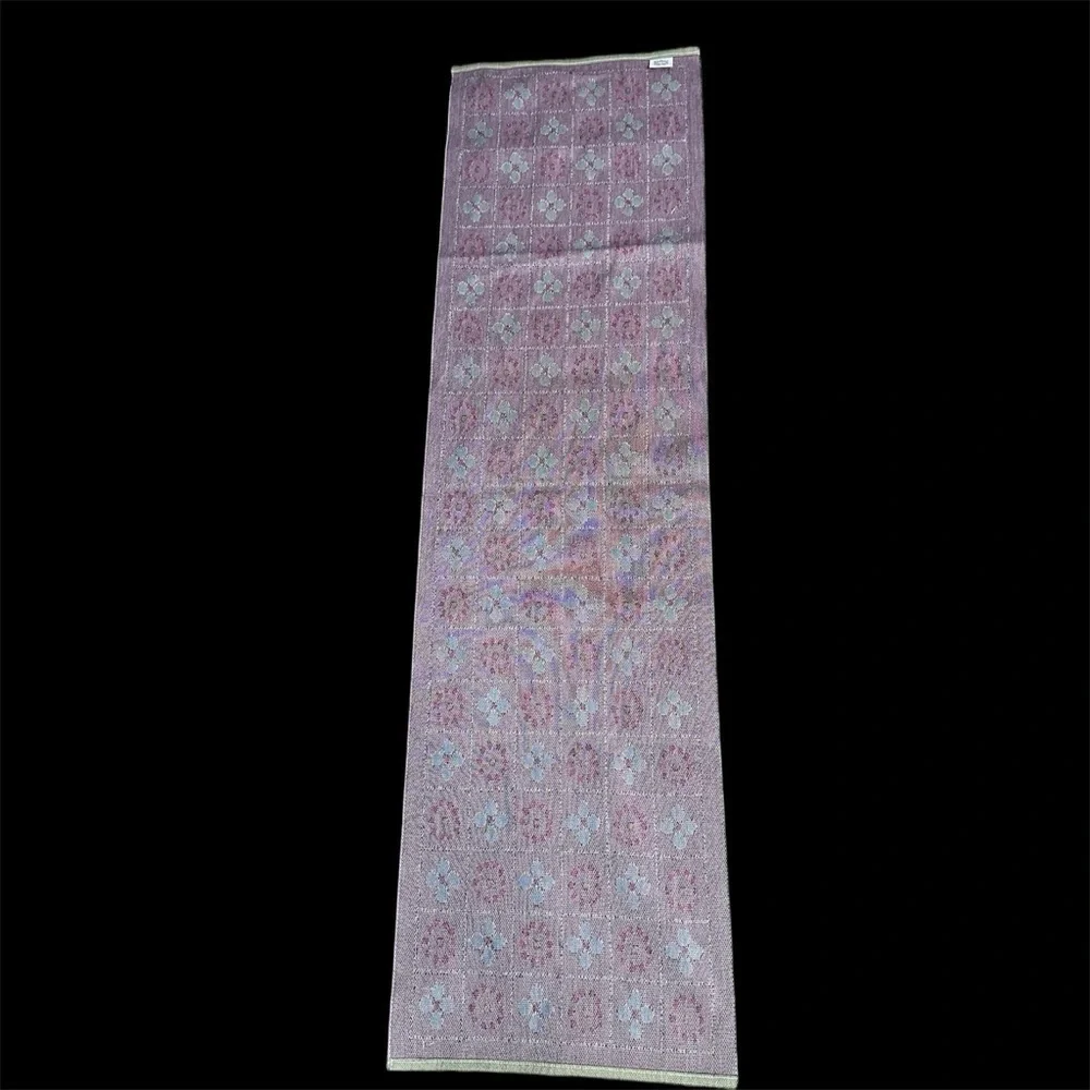 Ekelund Towel 100% Cotton Victoria -04 Ann Hjers Green & Brown Table Runner